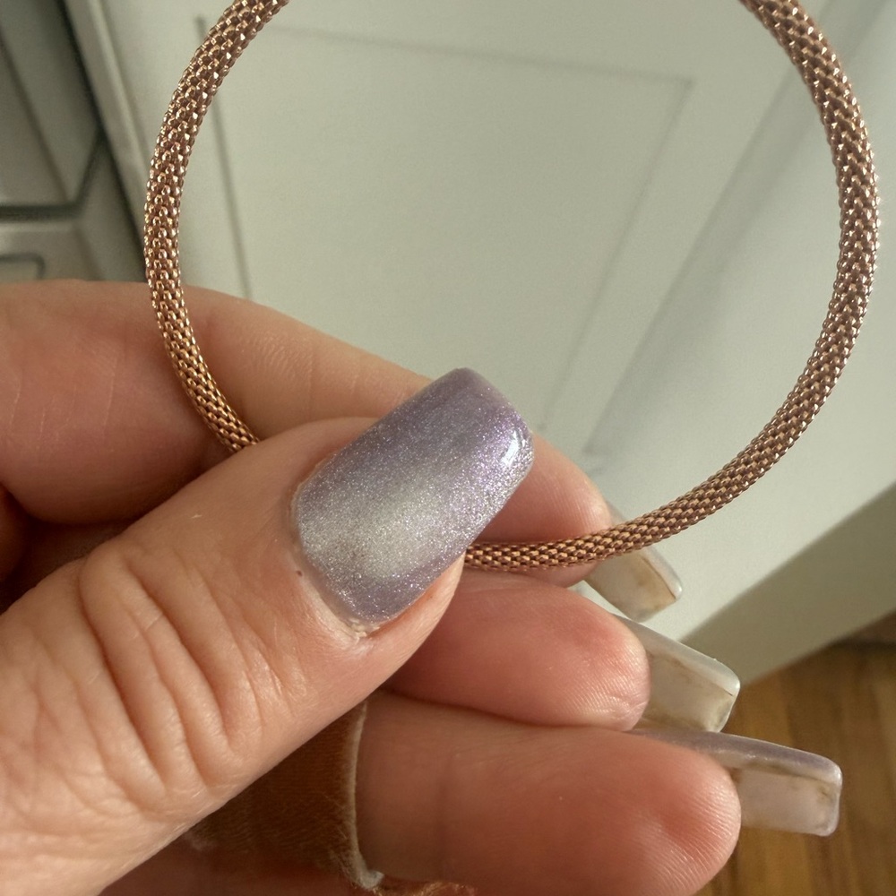 Pandora beautiful flexible rose gold bangle. - Picture 5 of 6
